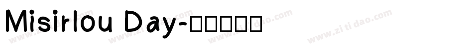 Misirlou Day字体转换